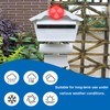 smseace 10Pack Red Round Reflectors with 10pcs Stainless Steel Screw