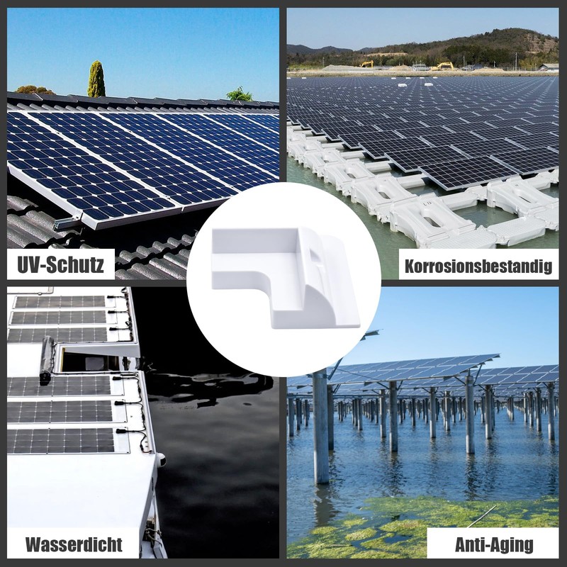 Trisinger Solar Panel Mount ABS Mast Mount for Caravans, Motorhomes,