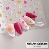 DUKASOU Nagelsticker Selbstklebend Frühling Blumen Nagelaufkleber 5D Stereoskopisch Nail Art