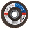 Bosch Flap Disc X551 'Expert for Metal' (Metal, Angled, Ã 125 mm, Grit 80, Accessories Angle Grinder)