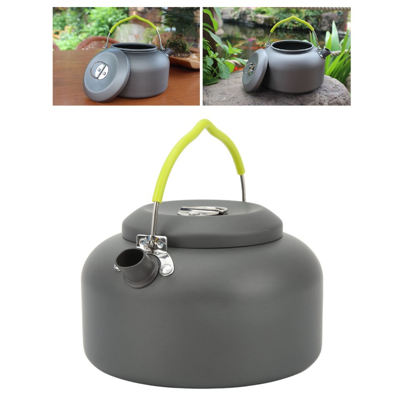 1.3L Camping Kettle Aluminum Alloy Anodizing High Temperature Resistant Heat