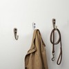 DAJMAIEZ 10 Pcs Coat Hooks, Single Prong Robe Hooks, Wall