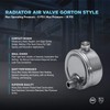 Midline Valve HBW-DB18 Steam Air Vent #C Heat Regulator Valve;