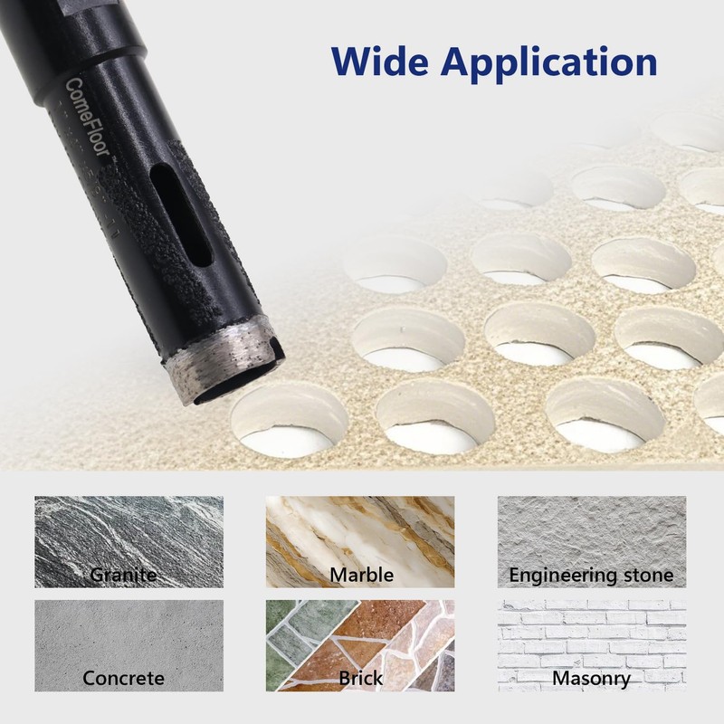 Diamond Core Drill Bits for Hard Stone Concrete Granite Marble,