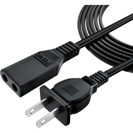 PwrON Compatible 6ft AC Power Cable Cord Replacement for Sony CFD-560 Boombox CD-R Cassette Tape AM/FM Radio