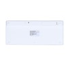 Bluetooth Keyboard Tablet PC Ultra Slim Portable 78 Keys White
