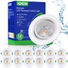 HOMEOW HOMEOW Set of 12 LED recessed spotlights 230V 5W,