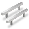 goldenwarm Pack of 5 Brushed Nickel Cabinet Pulls Kitchen Cabinet