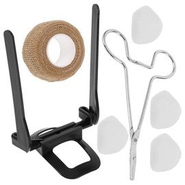 HANABASS Kit de herramientas de soporte para orejas de perro, kit de soporte para doberman pinscher, pastor alemán, samoyedo, cachorro, corrección de orejas con accesorios de cinta transpirable