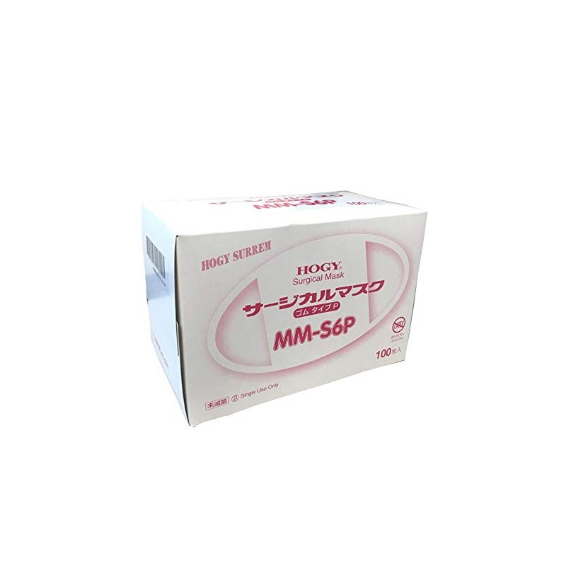 HOGY ホギメディカル サージカルマスク（ゴムタイプ） MM-S6P 100枚入