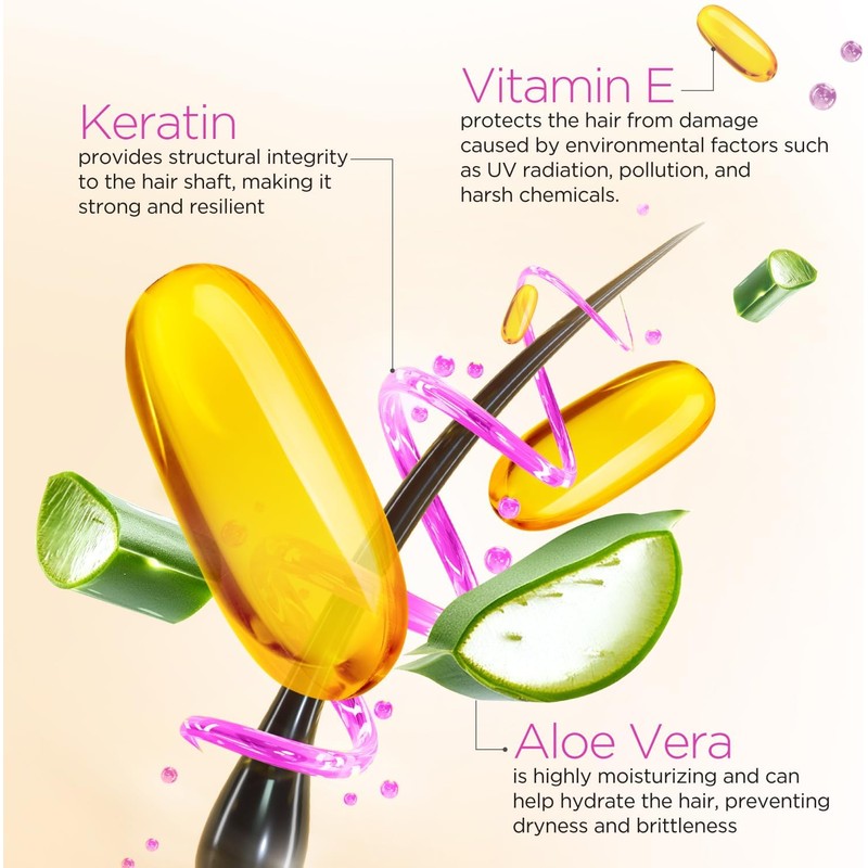 Every Strand Mascarilla para Cabello de Keratina y Aloe Vera