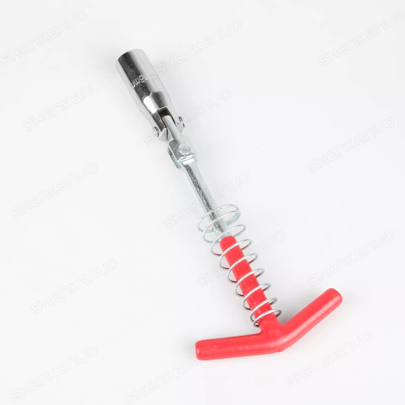 SHENKENUO Spark Plug Removal Tool 16mm T-Handle Flexible Spanner Socket