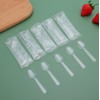 500PCS Disposable Plastic Mini Spoons Plastic Tasting Spoons Dessert Spoons