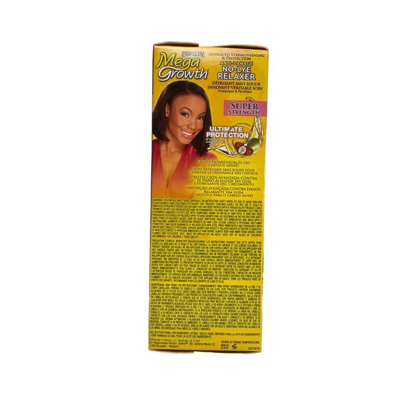 Profectiv Mega Growth No-Lye 1 Touch Up Relaxer Kit Super