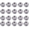 KOYMING M6 Nut Hexagonal Lock Nut M6*20pcs Lock Nut Flange