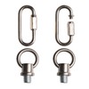 Haligate Brush Nickel Hook Rings for Light Fixture M10/M12 Available