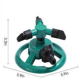 Garden Sprinkler 360 Degree Rotation Lawn Sprinkler, Large Area Coverage, Multipurpose Yard Sprinklers for Plant Irrigation and Kids Playing