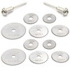 ZUDKSUY 12PCS HSS Circular Wood Cutting Saw Blade Discs with