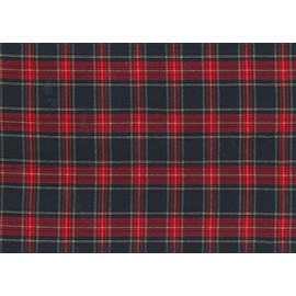 NASKA Fabric Wide Royal Tartan Check, Approx. 57.1 inches (145 cm) Width x 1.6 ft (0.5 m) Cut, Col. 11, CF13110, Handicraft, Handmade Supplies