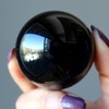 Black Obsidian Sphere Protection Crystal Ball 2.0-2.25 inch