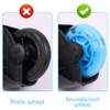 2 Pcs LED Flash Scooter Wheels 80mm，scooter wheels， micro scooter