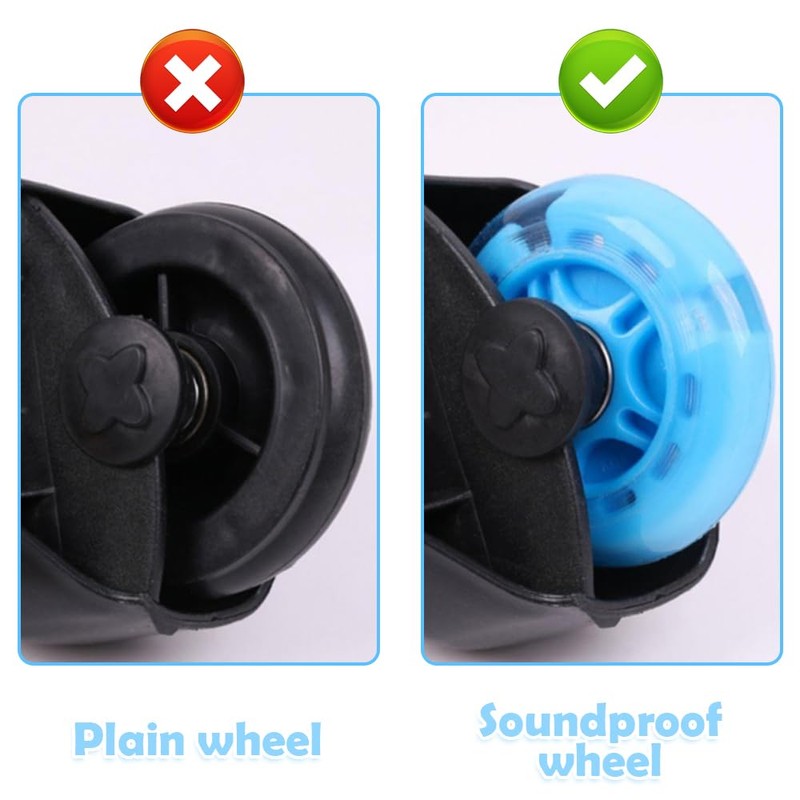 2 Pcs LED Flash Scooter Wheels 80mm，scooter wheels， micro scooter