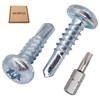 SKIR'CO (Pack of 150) Self Drilling Screws 4.8 x 19