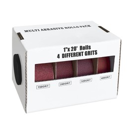 Newkita 4 PCS Emery Cloth Roll Sand Paper Assortment Pack Sandpaper 4 Grits Assorted fo