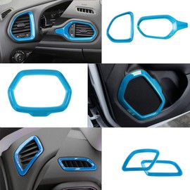 idain 31PCS/ Set Interior Trim Kit Car Interior Accessories Decoration Trim Kit for Jeep Renegade 2015-2018 (Sky Blue)