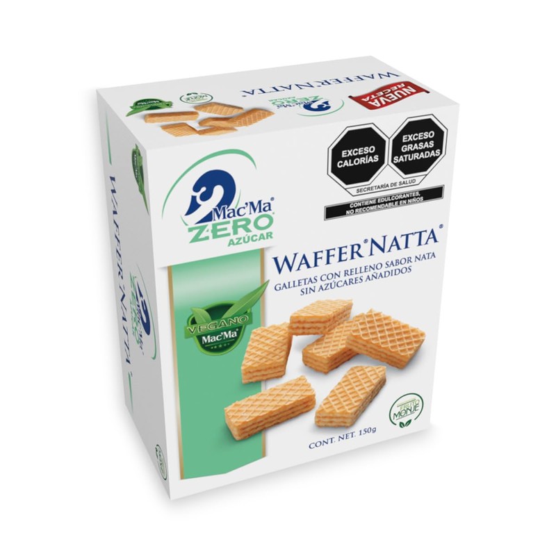 Mac´Ma Galletas Waffer Natta Zero Azucar 150g