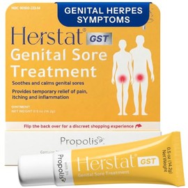 Herstat Gst Tratamiento Dolor Genital Alivio Rápido Efectivo Síntomas Herpes