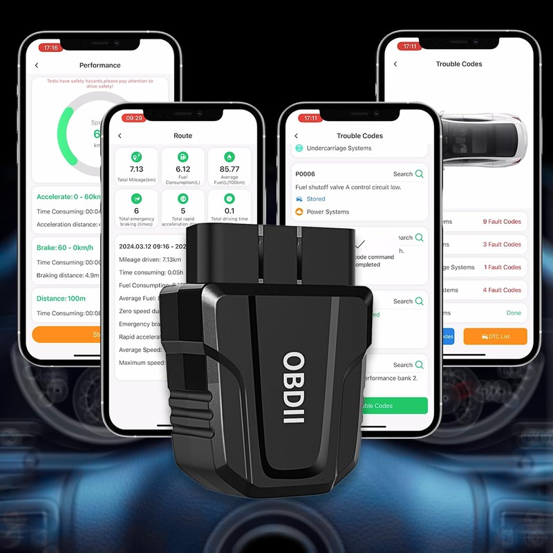 SinoTrack OBD2 Scanner Bluetooth Enhanced Wireless Car Code Readers for