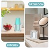 2 Pack Bathroom Cup Dispenser - Countertop 3 oz Bathroom