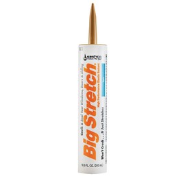Sashco Big Stretch Acrylic Latex High Performance Caulking Sealant, 10.5 oz Cartridge, Tan - 10014