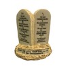 3 ARCHES USA The Ten Commandments Tabletop Decor Stone Replica