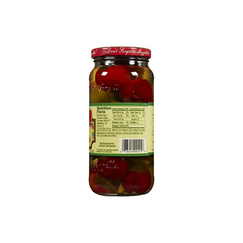 Mezzetta Sweet Cherry Peppers, 16 oz