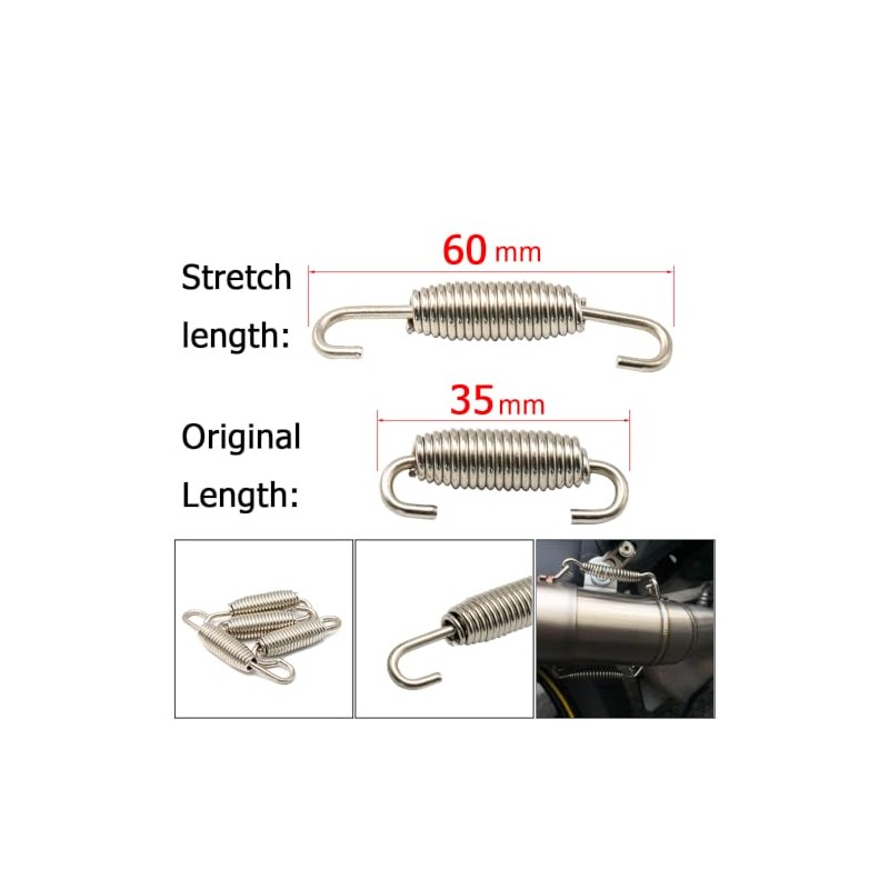 Motorcycle Exhaust Spring Puller Tool Kit,35mm to 60mm Stainless Steel