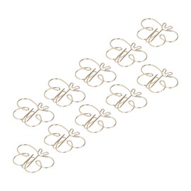 Okuyonic Animal Shape Paper Clips, Metallic Paper Clips, Golden Butterflies, Small Portable Electroplating Process for File Classification for Office
