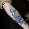 Oottati 2 Sheets Semi Permanent Waterproof Temporary Tattoos, 2 Weeks
