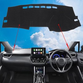 Compatible with Toyota Corolla 2007-2012 Dashboard Mat Car Dashboard Cover Car Dedicated Sun Protection Dashboard Light Protection Mat Designed for Vehicle Models Flannel Material Heat Resistant Durable Waterproof