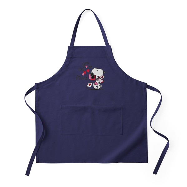 CafePress Snoopy You Are So Loved Kitchen Apron with Pockets,