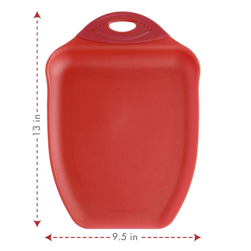 Dexas Chop & Scoop Cutting Board, 9.5 by 13 inches,