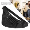 PU Leather Scissors Waist Bag 2 Layers Portable Scissors Holder