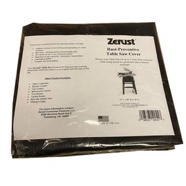 Zerust Rust-Preventive Table Saw Cover | 72inch L x 45inch W x 19inch H | Protect your Table Saw from rust, corrosion and dust | Protective anti-corrosive enclosure. Black