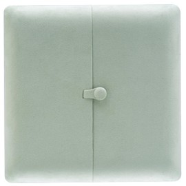 COWFEX Velvet Big Chunky Pearl Necklace Ring Gift Box Showcase Jewelry Storage Case (Mint Green)