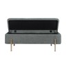 TREATLIFE HOME Stylish Upholstered Storage Bench for Cozy Spaces, Versatile