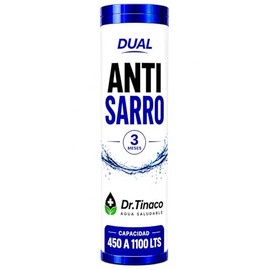 Sistema Dual Antisarro Dr. Tinaco | Previene Incrustaciones de Sarro | Para Tinacos de 450L a 1100L | Protección Hasta 3 Meses
