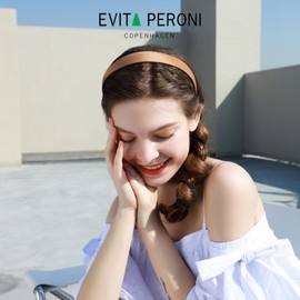 EVITA PERONI Mulberry Silk Wide Headband for Women Hair Band Christmas Birthday Gifts for Women