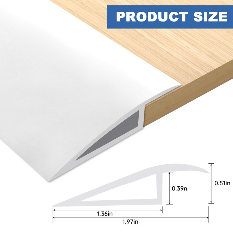 Vinyl Door Threshold Flooring Transition Strip Self Adhesive Carpet Edging