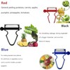 Magic Trio Peeler, Multi-Purpose Vegetable Cutter, Peeler Shredder Slicer, Easy